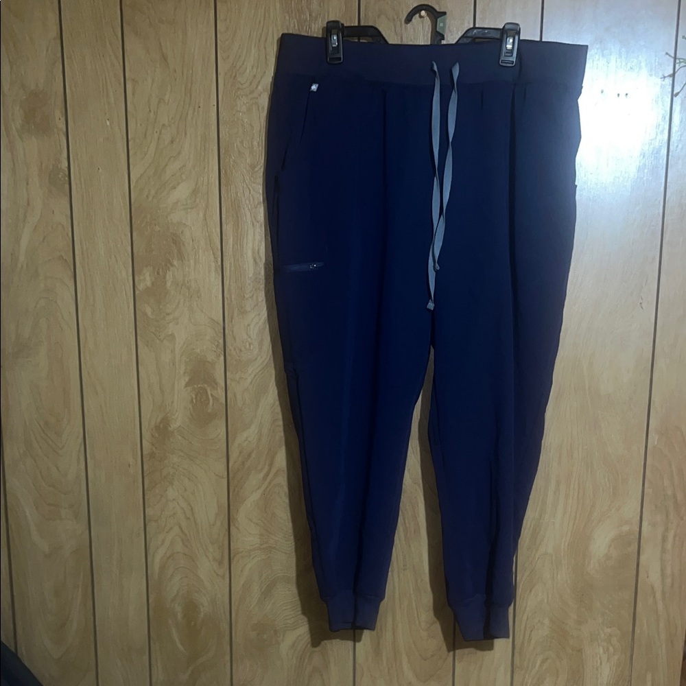 Figs woman Navy Jogger Pants with Drawstring